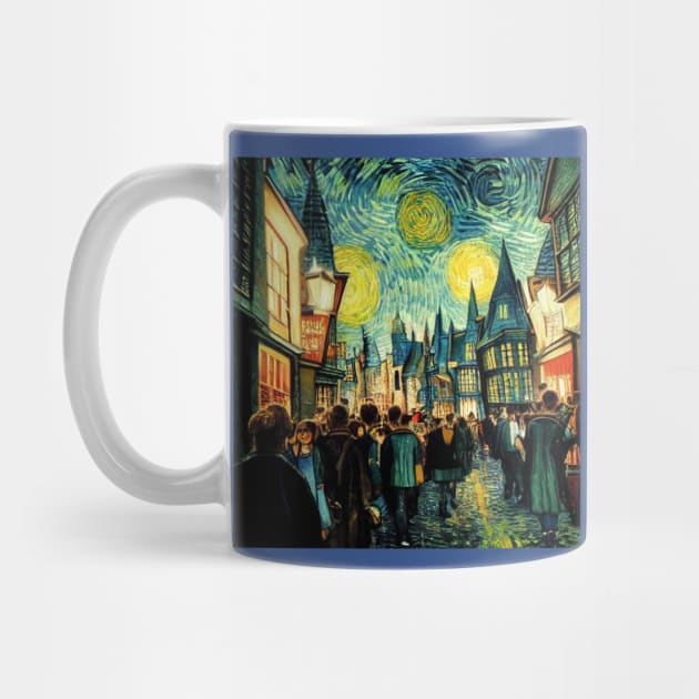 Starry Night in Diagon Alley by Grassroots Green